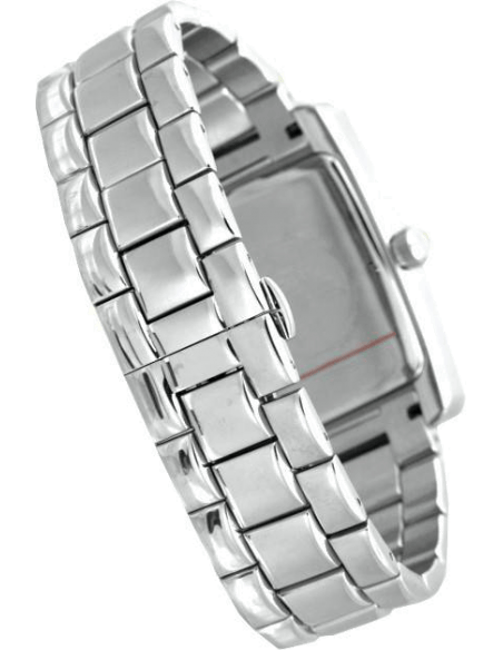 Emporio Armani Classic White Dial Silver Steel Strap Watch For Men - AR0145