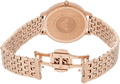 Shop Authentic Emporio Armani Gianni T-Bar Black Dial Rose Gold Strap Watch For Women - AR11145 - Luxxuri