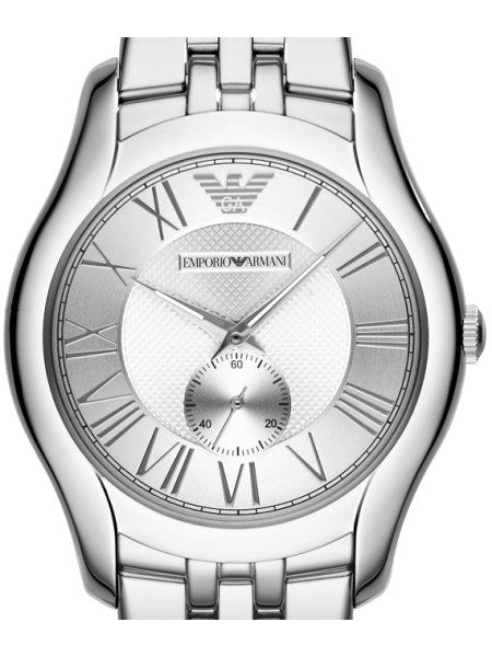 Shop Authentic Emporio Armani Classic Quartz Silver Dial Silver Steel Strap Watch For Men - AR1788 - Luxxuri