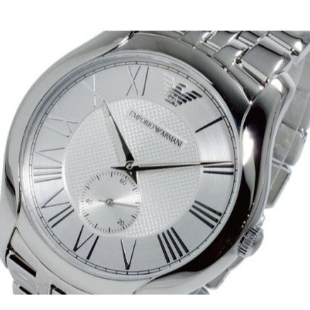 Shop Authentic Emporio Armani Classic Quartz Silver Dial Silver Steel Strap Watch For Men - AR1788 - Luxxuri