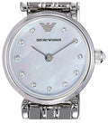 Shop Authentic Emporio Armani Gianni Blue Dial Silver Steel Strap Watch For Women - AR1961 - Luxxuri