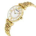 Shop Authentic Emporio Armani Gianni T Bar White Mother of Pearl Dial Gold Steel Strap Watch For Women - AR1907 - Luxxuri