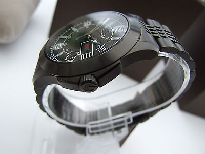 Shop Authentic Gucci G Timeless Black Dial Black Steel Strap Watch For Men - YA126202 - Luxxuri