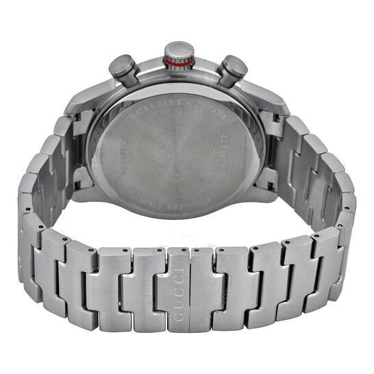 Shop Authentic Gucci G Timeless Chronograph Grey Dial Silver Steel Strap Watch For Men - YA126238 - Luxxuri