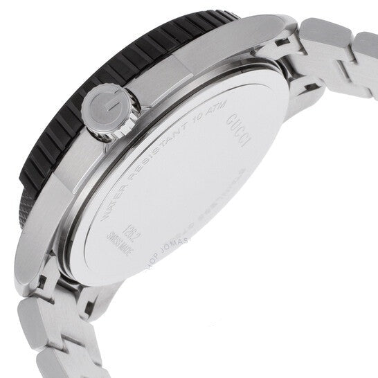 Shop Authentic Gucci G Timeless Sport White Dial Silver Steel Strap Watch For Men - YA126250 - Luxxuri