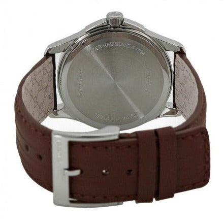 Shop Authentic Gucci G Timeless Quartz Brown Dial Brown Rubber Strap Watch For Men - YA126403 - Luxxuri