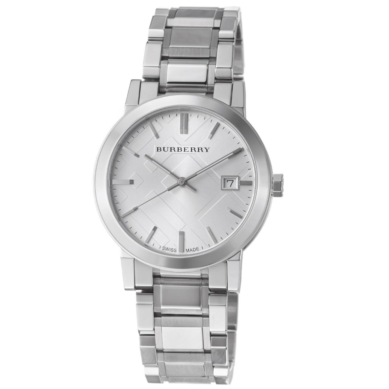 Shop Authentic Burberry The City Silver Dial Silver Steel Strap Watch for Women - BU9000 - Luxxuri