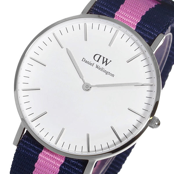 Shop Authentic Daniel Wellington Classic Winchester White Dial Two Tone Nylon Strap Watch For Women - DW00100049 - Luxxuri