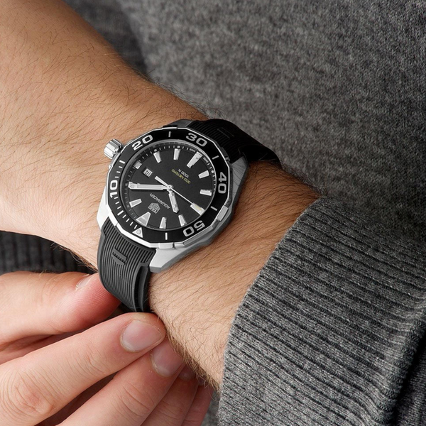 Tag Heuer Aquaracer Black Dial Watch for Men - WAY101A.FT6141