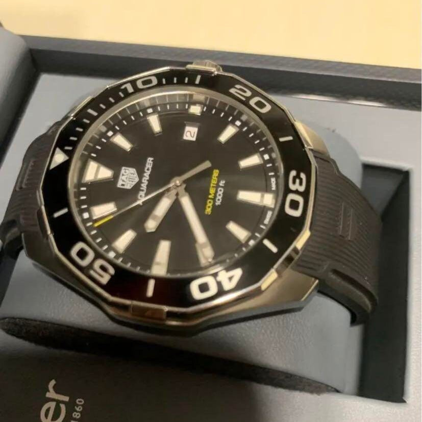 Tag Heuer Aquaracer Black Dial Watch for Men - WAY101A.FT6141