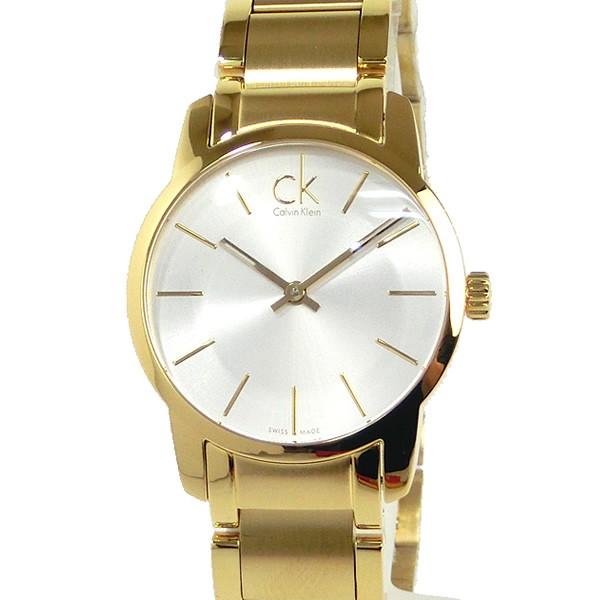 Shop Authentic Calvin Klein City White Dial Gold Steel Strap Watch for Women - K2G23546 - Luxxuri