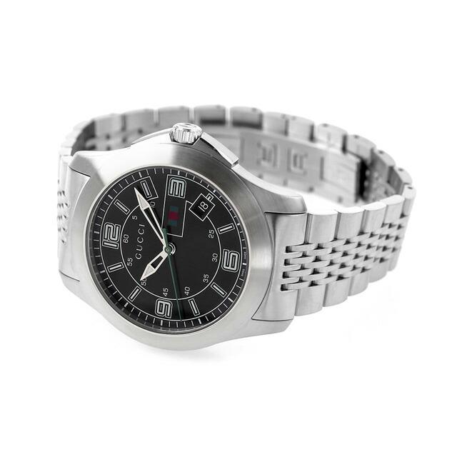 Shop Authentic Gucci G Timeless Black Dial Silver Steel Strap Watch For Men - YA126201 - Luxxuri