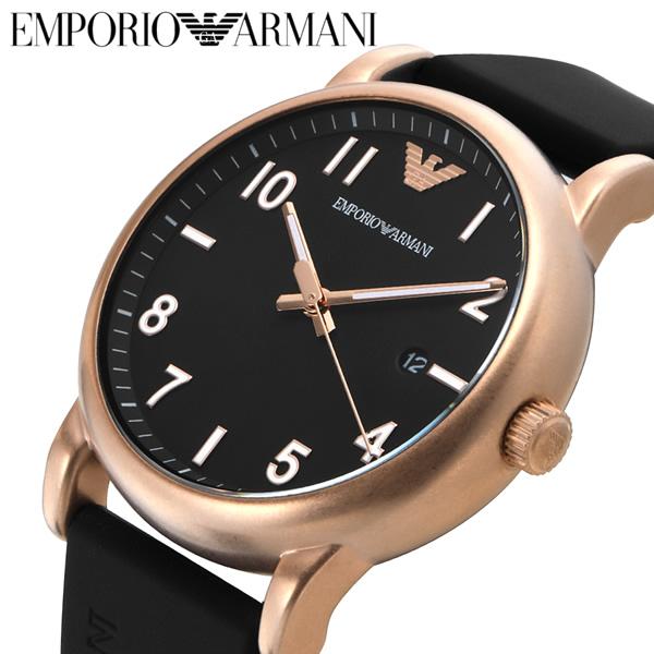 Shop Authentic Emporio Armani Luigi Quartz Black Dial Black Rubber Strap Watch For Men - AR11097 - Luxxuri