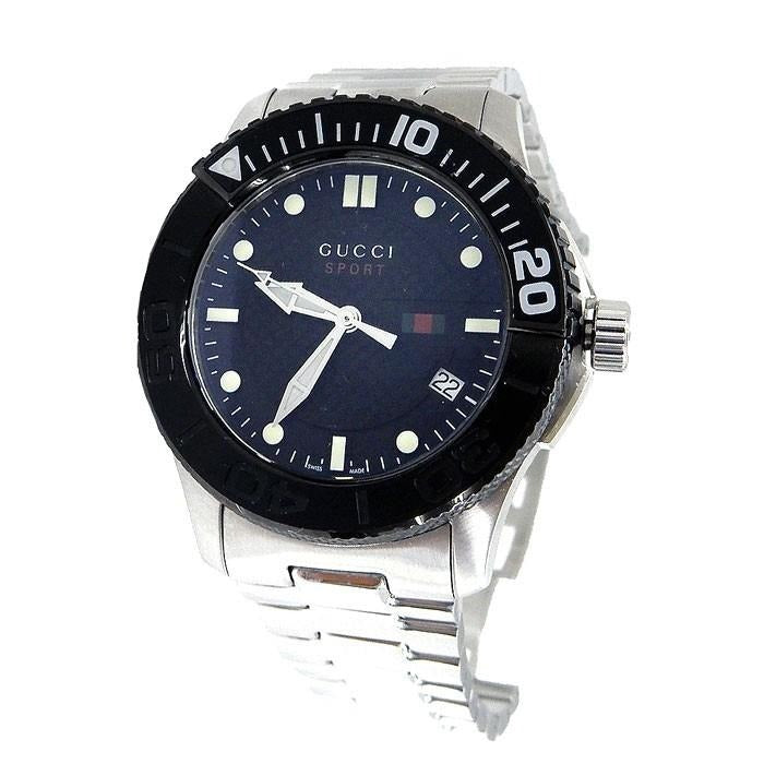 Shop Authentic Gucci G Timeless Black Dial Silver Steel Strap Watch For Men - YA126249 - Luxxuri