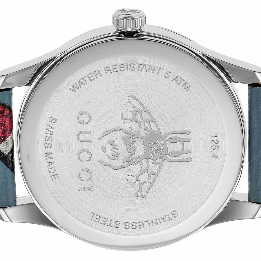 Shop Authentic Gucci G Timeless Quartz Blue Dial Blue Leather Strap Watch For Men - YA1264080 - Luxxuri