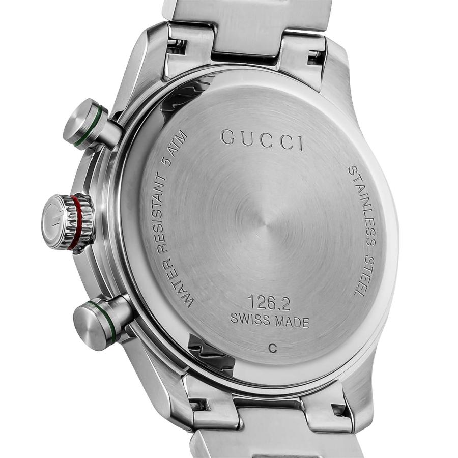 Shop Authentic Gucci G Timeless Chronograph Grey Dial Silver Steel Strap Watch For Men - YA126238 - Luxxuri