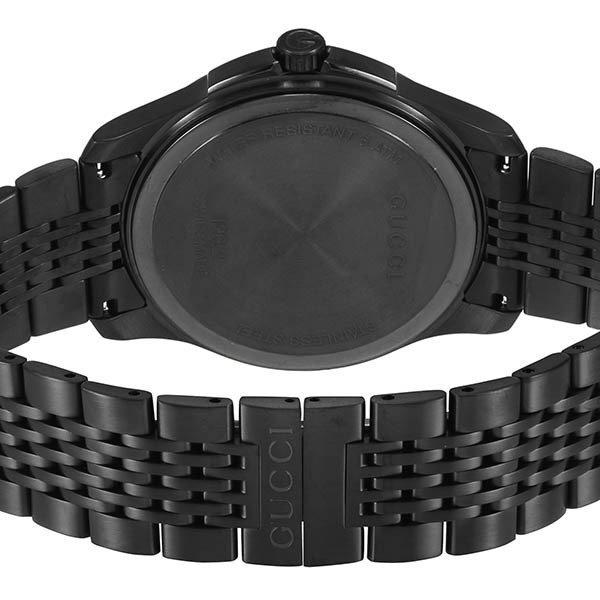 Shop Authentic Gucci G Timeless Black Dial Black Steel Strap Watch For Men - YA126202 - Luxxuri