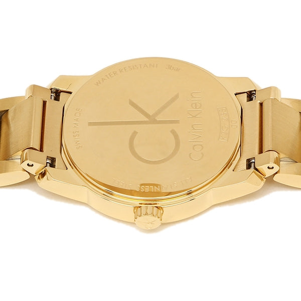 Shop Authentic Calvin Klein City White Dial Gold Steel Strap Watch for Women - K2G23546 - Luxxuri