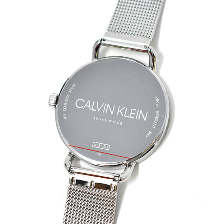 Shop Authentic Calvin Klein Even Quartz White Dial Silver Steel Strap Watch for Women - K7B21126 - Luxxuri