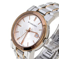 Shop Authentic Burberry The City White Dial Two Tone Steel Strap Watch for Women - BU9006 - Luxxuri