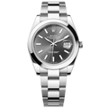 Shop Authentic Rolex Datejust 41 Oyster Grey Dial Oystersteel Strap Watch for Men - M126300-0007 - Luxxuri