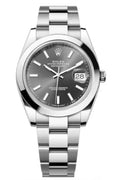 Shop Authentic Rolex Datejust 41 Oyster Grey Dial Oystersteel Strap Watch for Men - M126300-0007 - Luxxuri