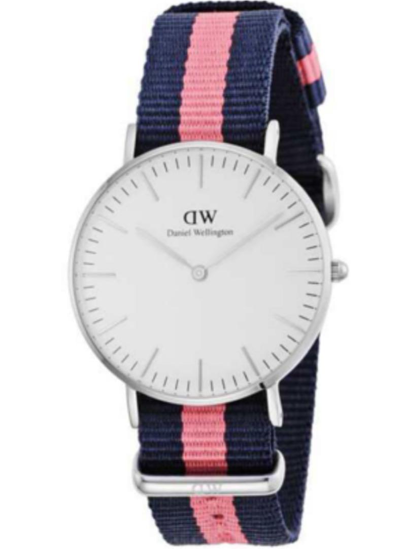 Shop Authentic Daniel Wellington Classic Winchester White Dial Two Tone Nylon Strap Watch For Women - DW00100049 - Luxxuri