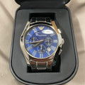 Shop Authentic Emporio Armani Classic Blue Dial Silver Steel Strap Watch For Men - AR1635 - Luxxuri