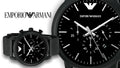 Shop Authentic Emporio Armani Sport Chronograph Black Dial Black Mesh Bracelet Watch For Men - AR1968 - Luxxuri