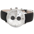 Shop Authentic Emporio Armani Gianni White Dial Black Leather Strap Watch For Men - AR0385 - Luxxuri