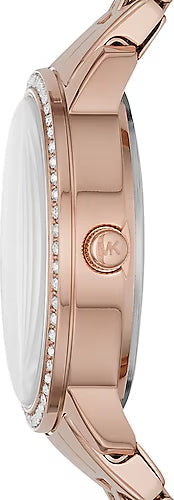 Shop Authentic Michael Kors Argyle Quartz Rose Gold Dial Rose Gold Steel Strap Watch For Women - MK3156 - Luxxuri