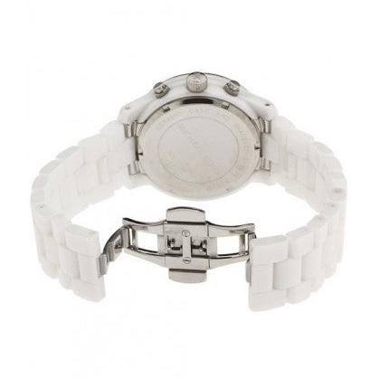 Michael Kors Runway White Dial White Steel Strap Watch for Women - MK5188