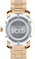 Shop Authentic Movado Bold Rose Gold Dial Rose Gold Steel Strap Watch For Women - 3600335 - Luxxuri