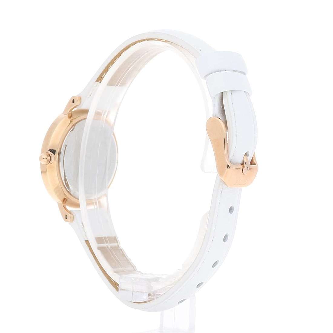 Shop Authentic Daniel Wellington Classic Petite Bondi Black Dial White Leather Strap Watch For Women - DW00100285 - Luxxuri