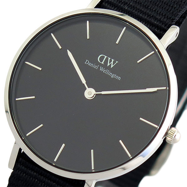 Shop Authentic Daniel Wellington Classic Petite Cornwall Black Dial Black NATO Strap Watch For Women - DW00100216 - Luxxuri