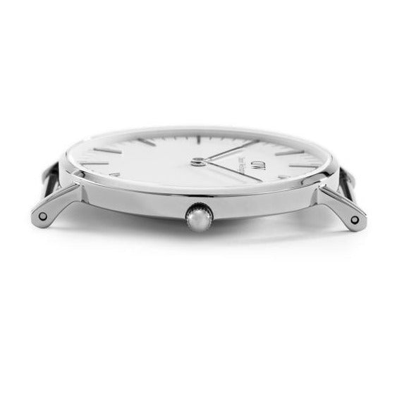 Shop Authentic Daniel Wellington Classic Canterbury White Dial Two Tone NATO Strap Watch For Women - DW00100051 - Luxxuri