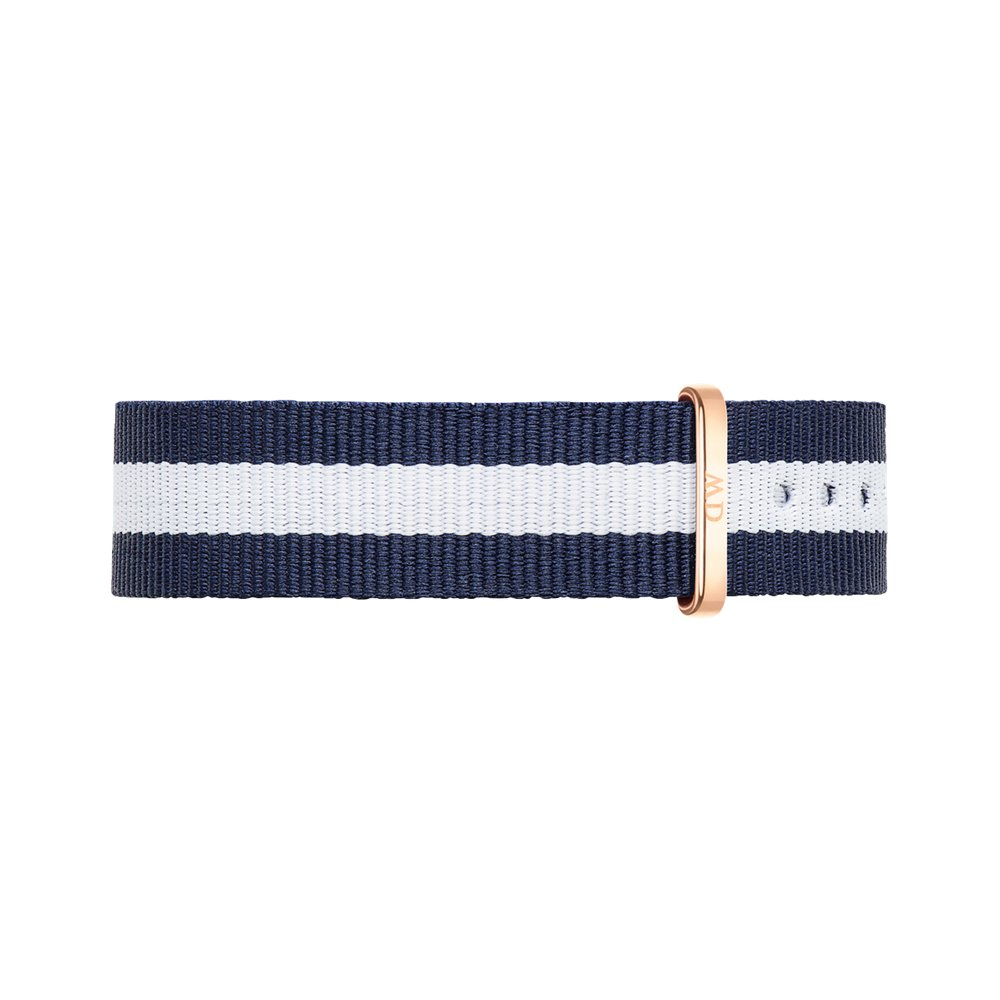 Shop Authentic Daniel Wellington Classic Glasgow White Dial Two Tone NATO Strap Watch For Women - DW00100031 - Luxxuri