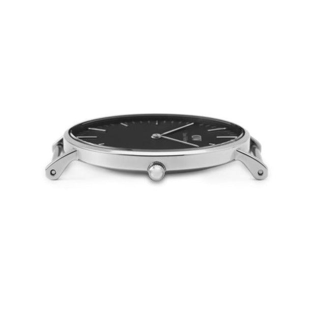 Shop Authentic Daniel Wellington Classic Bayswater Black Dial Black NATO Strap Watch For Men - DW00100278 - Luxxuri