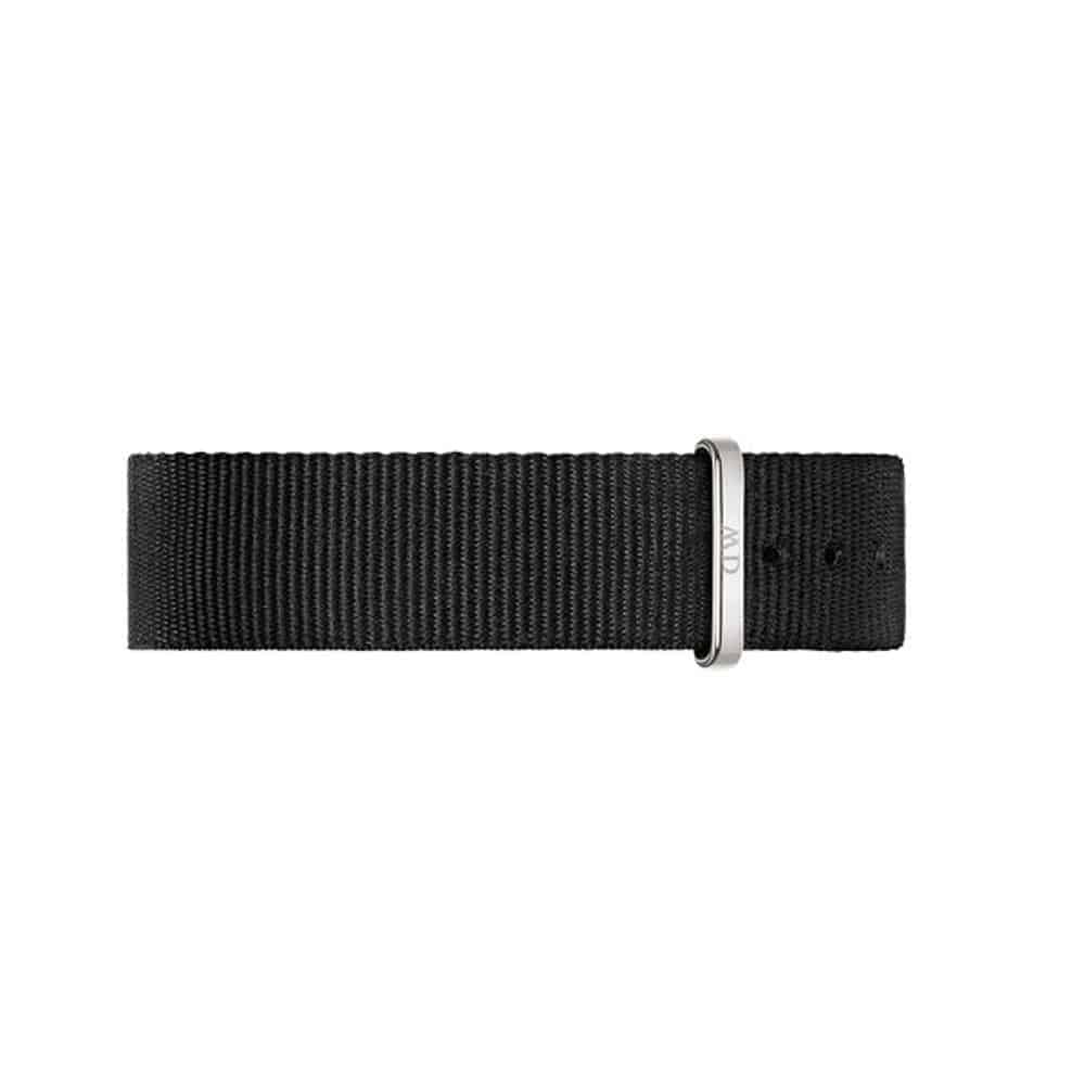 Shop Authentic Daniel Wellington Classic Cornwall White Dial Black Nylon Strap Watch For Men - DW00100258 - Luxxuri