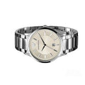 Shop Authentic Emporio Armani Classic Quartz White Dial Silver Steel Strap Watch For Men - AR2430 - Luxxuri