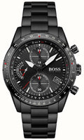 Shop Authentic Hugo Boss Aero Black Dial Black Steel Strap Watch for Men - 1513771 - Luxxuri