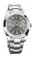 Shop Authentic Rolex Datejust 41 Oyster Grey Dial Oystersteel Strap Watch for Men - M126300-0007 - Luxxuri
