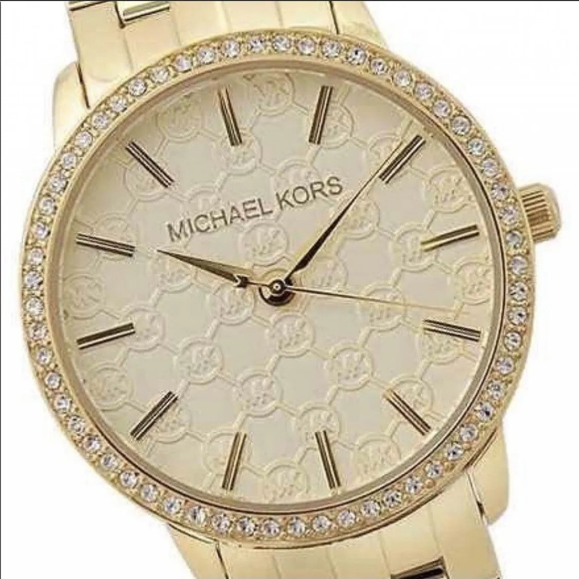 Shop Authentic Michael Kors Argyle Glitz Rose Gold Dial Rose Gold Steel Strap Watch For Women - MK3120 - Luxxuri