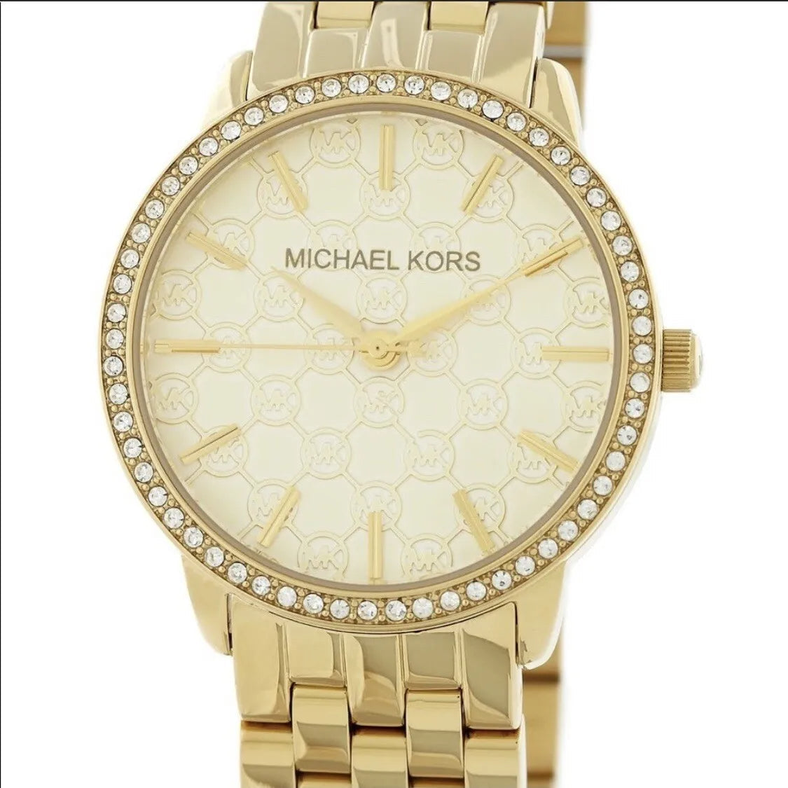 Shop Authentic Michael Kors Argyle Glitz Rose Gold Dial Rose Gold Steel Strap Watch For Women - MK3120 - Luxxuri