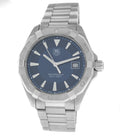 Shop Authentic Tag Heuer Aquaracer Quartz Blue Dial Silver Steel Strap Watch for Men - WAY1112.BA0928 - Luxxuri
