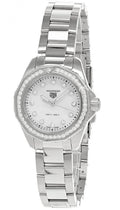 Shop Authentic Tag Heuer Aquaracer Professional 200 Quartz Diamond Mother of Pearl Dial Silver Steel Strap Watch for Women - WBP1417.BA0622 - Luxxuri