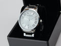 Shop Authentic Emporio Armani Classic Quartz White Dial Silver Steel Strap Watch For Men - AR2430 - Luxxuri