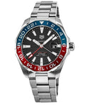 Shop Authentic Tag Heuer Aquaracer GMT Caliber 7 Pepsi Black Dial Silver Steel Strap Watch for Men - WAY201F.BA0927 - Luxxuri