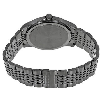 Shop Authentic Gucci G Timeless Black Dial Black Steel Strap Watch For Men - YA126202 - Luxxuri