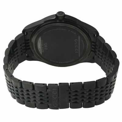 Shop Authentic Gucci G Timeless Black Dial Black Steel Strap Watch For Men - YA126202 - Luxxuri